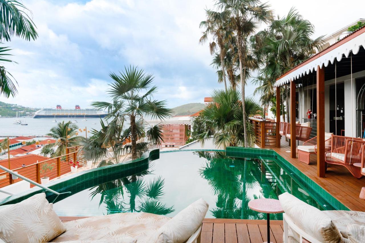 The Pink Palm Hotel - Adults Only Charlotte Amalie Buitenkant foto